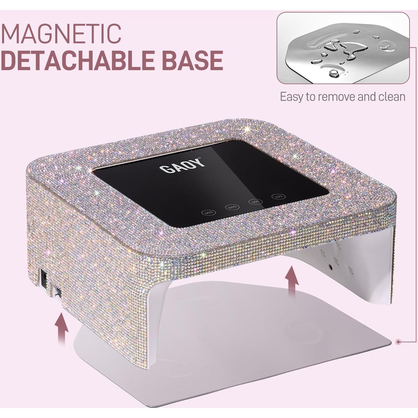 Lámpara UV LED Inalámbrica GAOY para Uñas de Gel 7800mAh