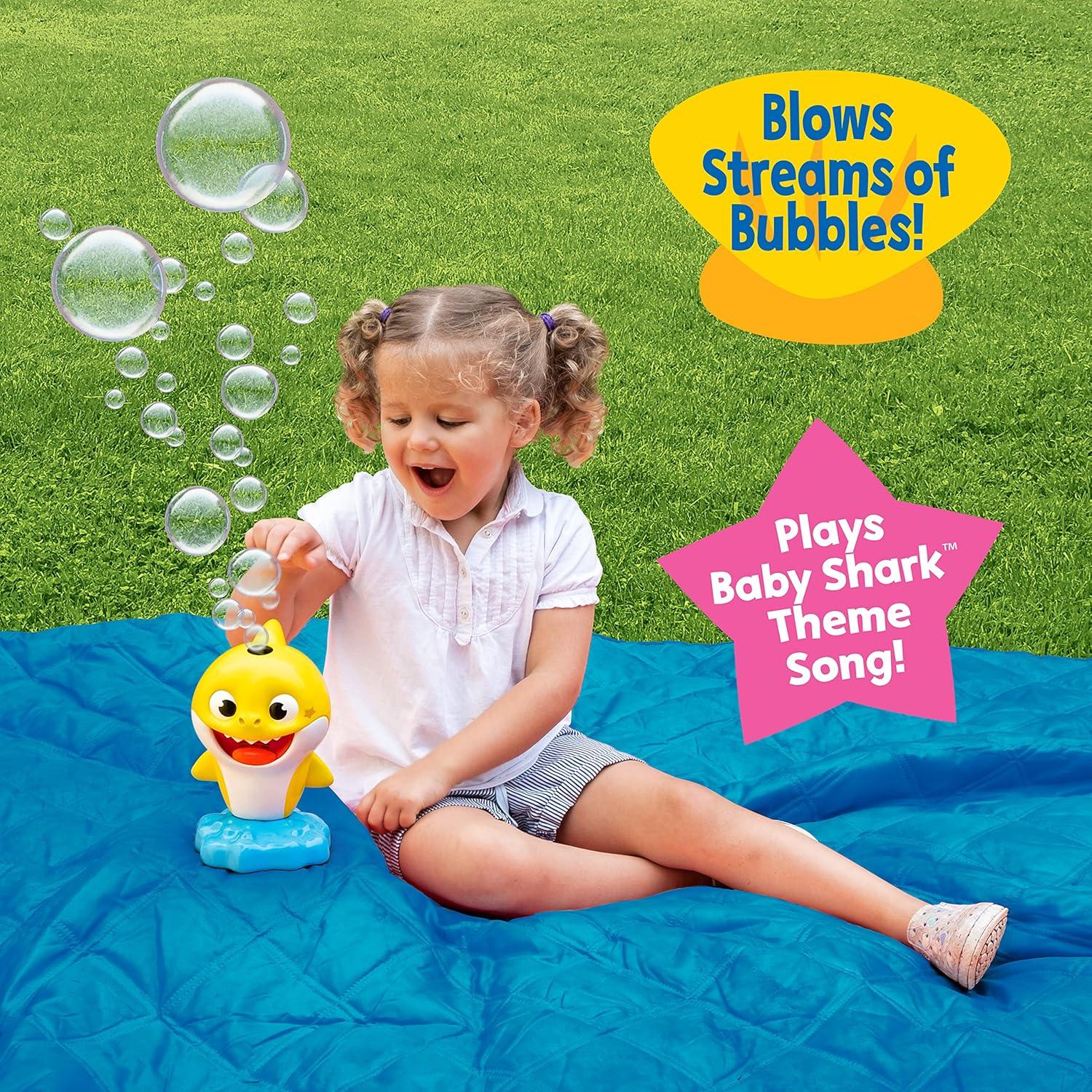 Máquina de Burbujas Musical Baby Shark Sin Derrames 591ml