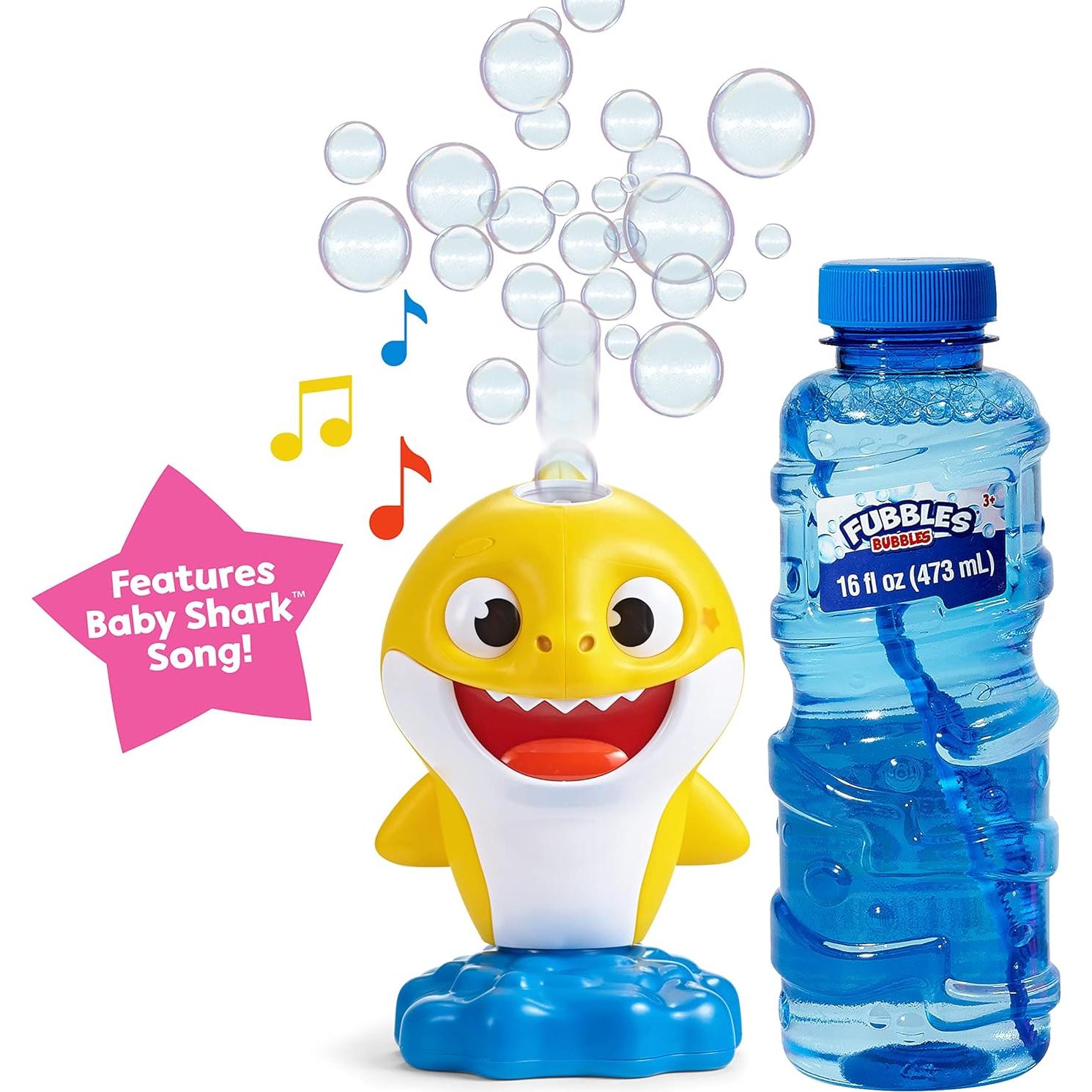 Máquina de Burbujas Musical Baby Shark Sin Derrames 591ml