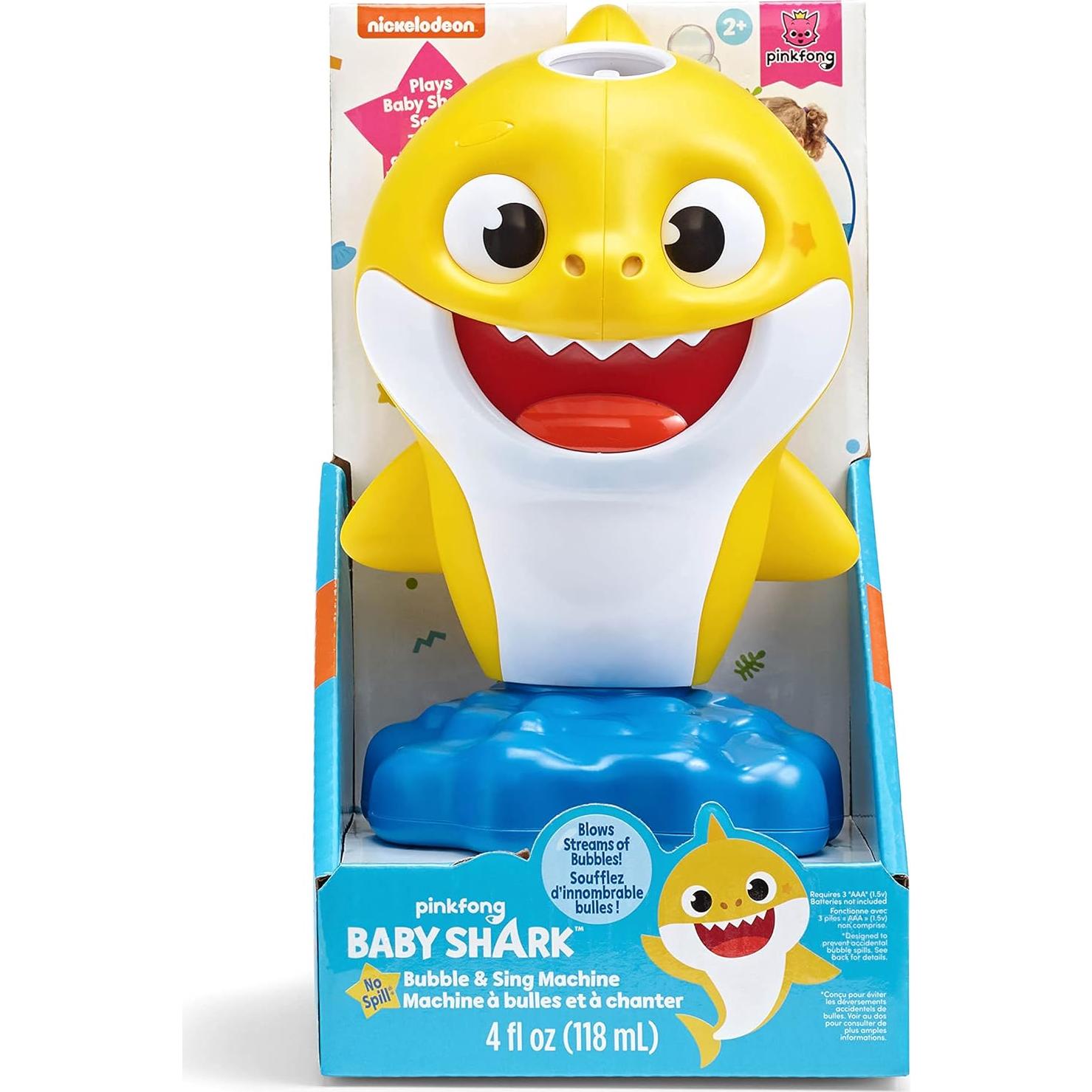 Máquina de Burbujas Musical Baby Shark Sin Derrames 591ml