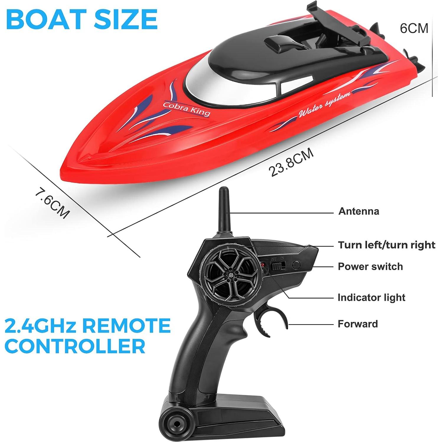 3PACK Barco RC Twister.CK 16 km/h para Niños y Adultos