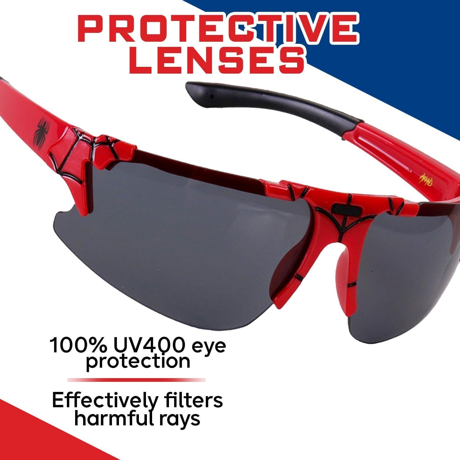 Gafas de sol Spiderman para niños - Protección UV y estuche