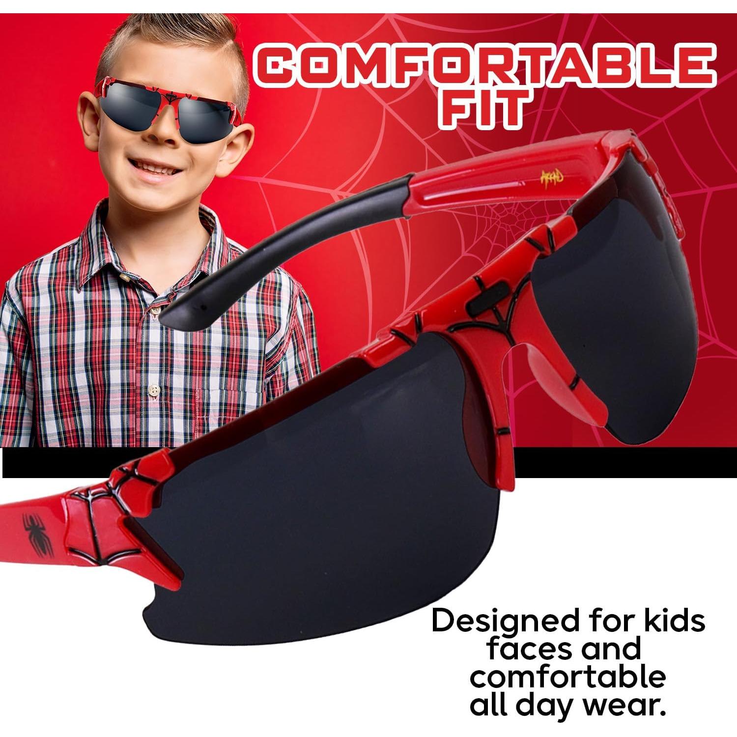 Gafas de sol Spiderman para niños - Protección UV y estuche