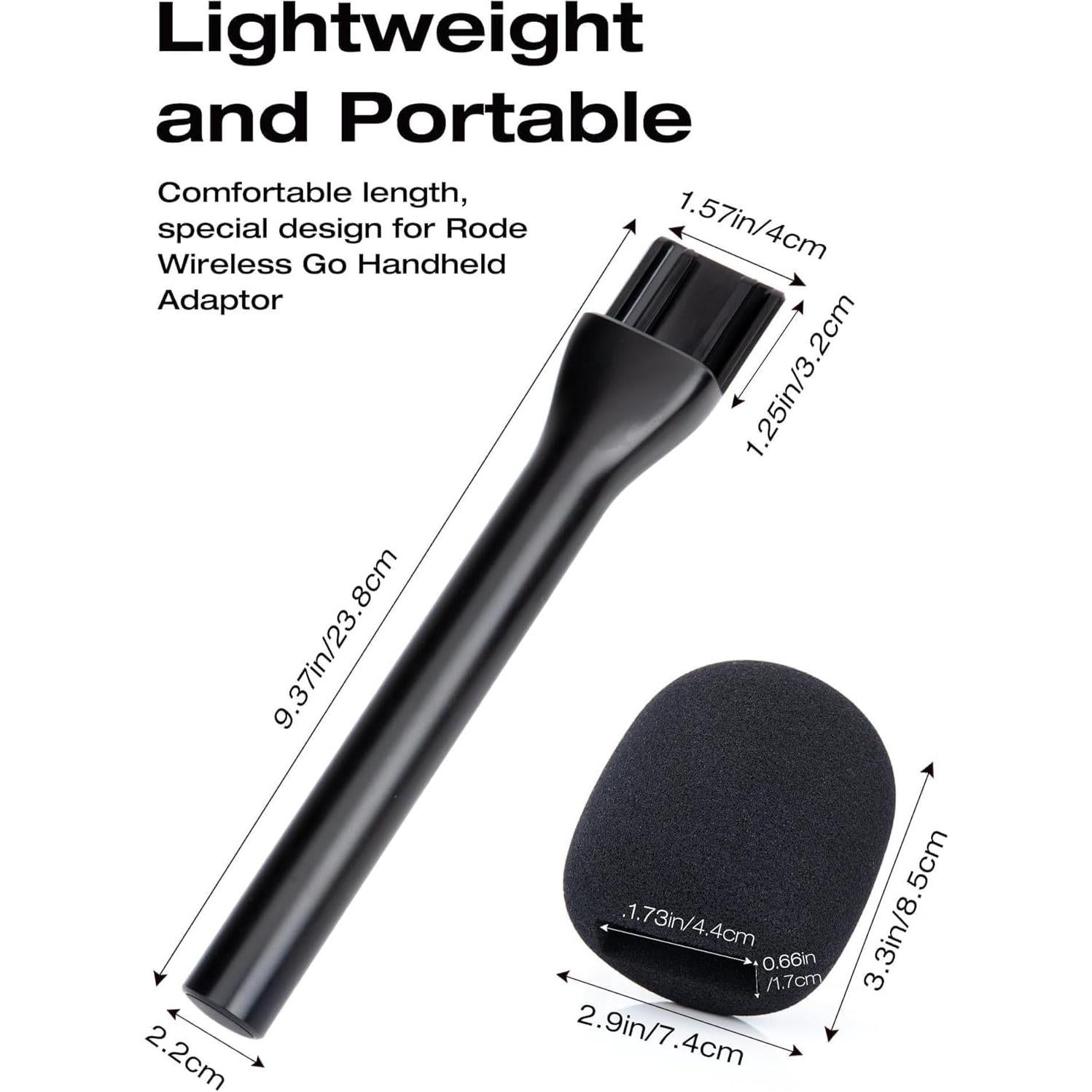 Soporte de Micrófono Inalámbrico Rode Wireless Go 2 con Filtro Antipop