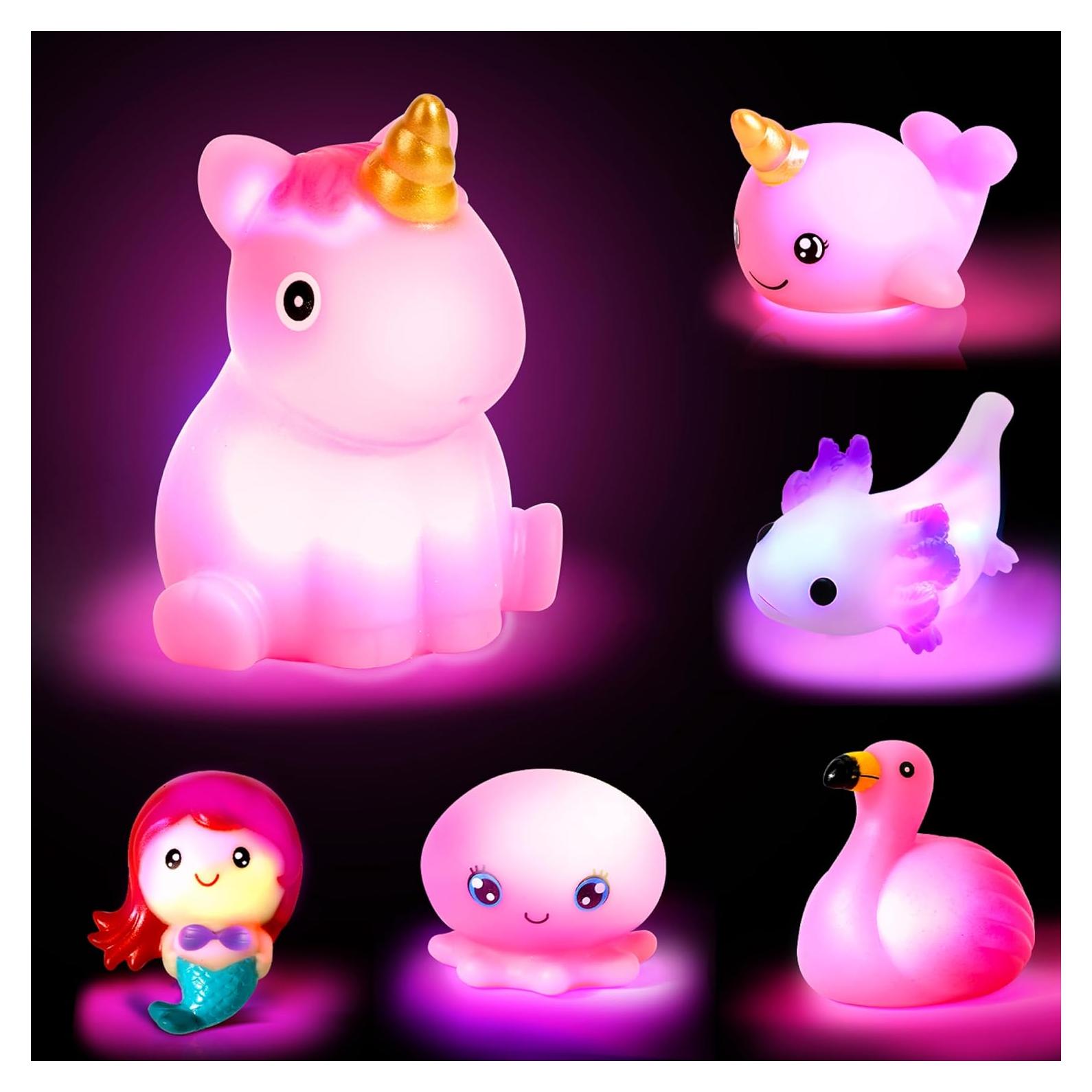 Juguetes de Baño Iluminados TOY Life Sirena 6 Piezas 198g