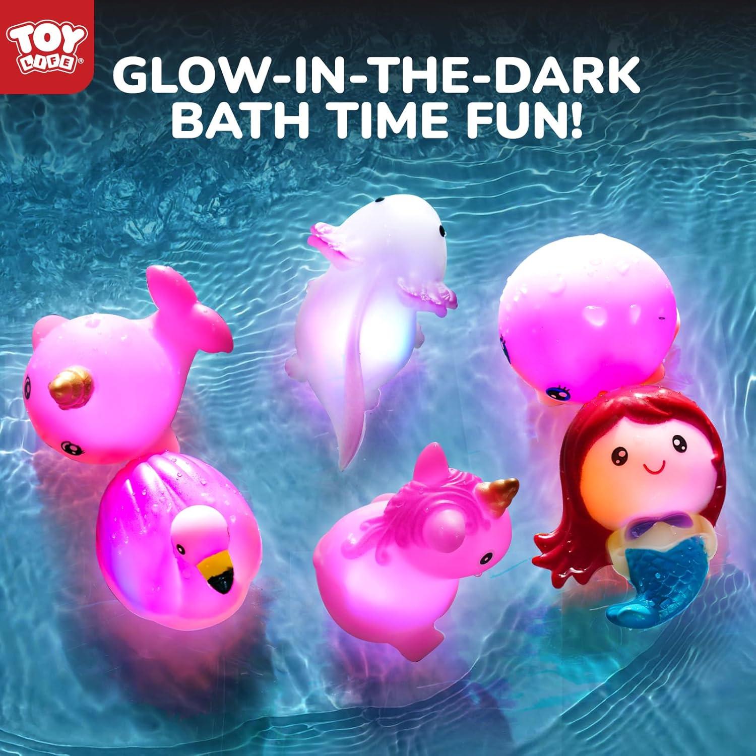 Juguetes de Baño Iluminados TOY Life Sirena 6 Piezas 198g