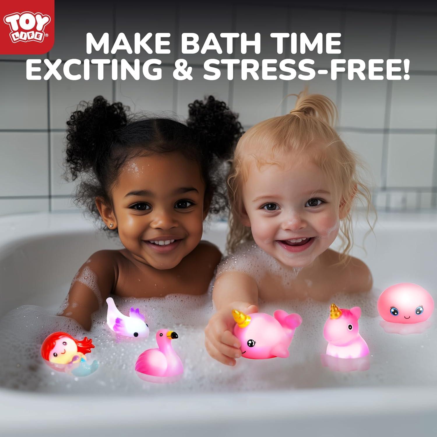 Juguetes de Baño Iluminados TOY Life Sirena 6 Piezas 198g