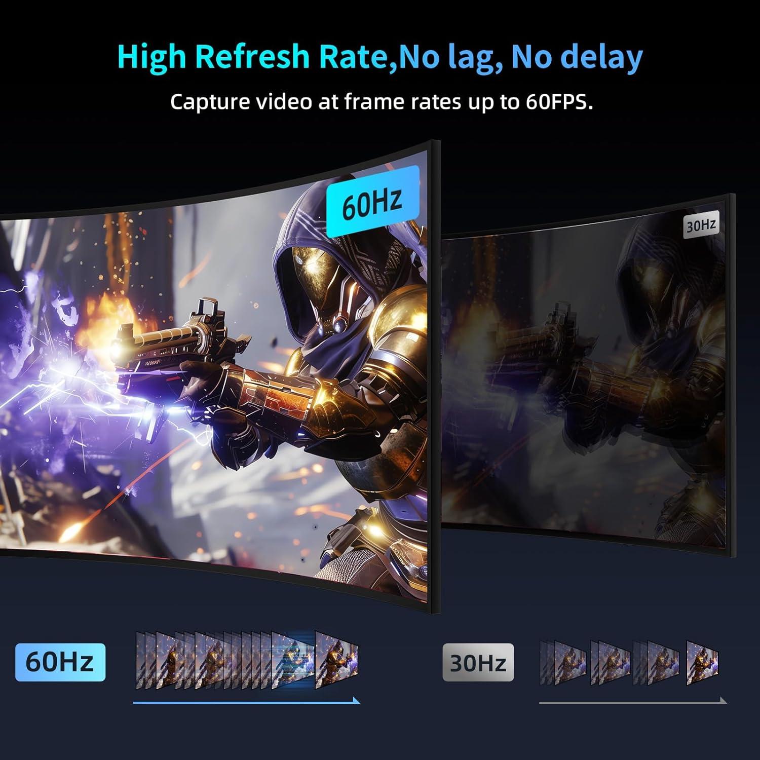 Tarjeta de Captura HDMI CENMATE 4K 30Hz USB 3.0 1080P 60FPS