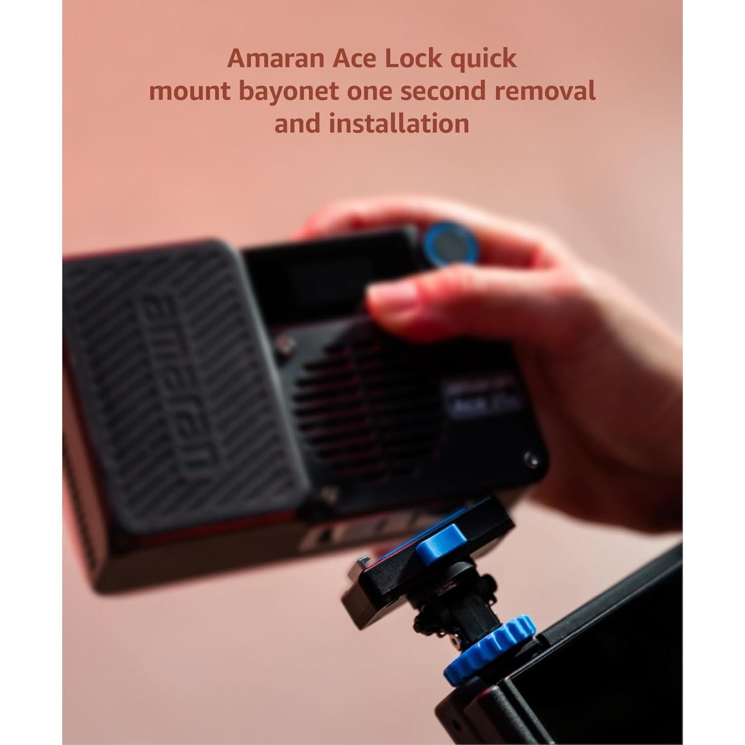 Kit Luz LED RGB amaran Ace 25c con Soporte Magnético y Mini Trípode