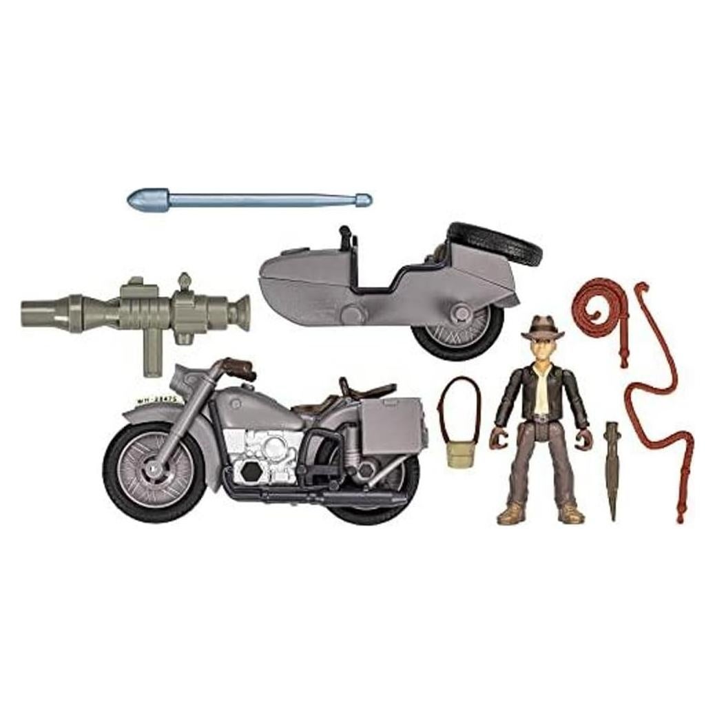 Indiana Jones Set de Figura y Motocicleta Hasbro 6,35 cm