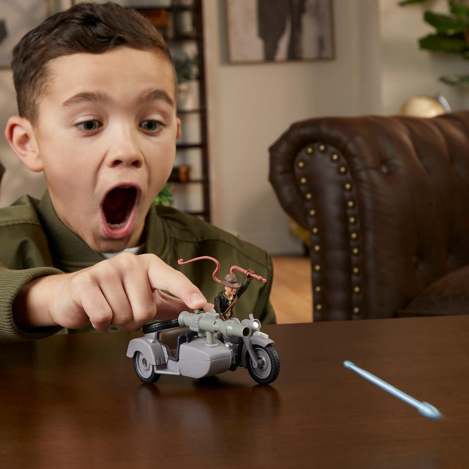 Indiana Jones Set de Figura y Motocicleta Hasbro 6,35 cm