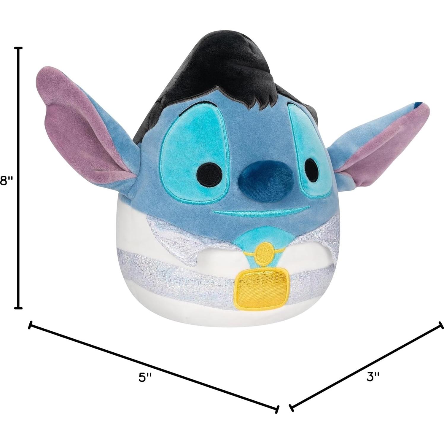 Peluche Squishmallows Disney Stitch Elvis 20 cm