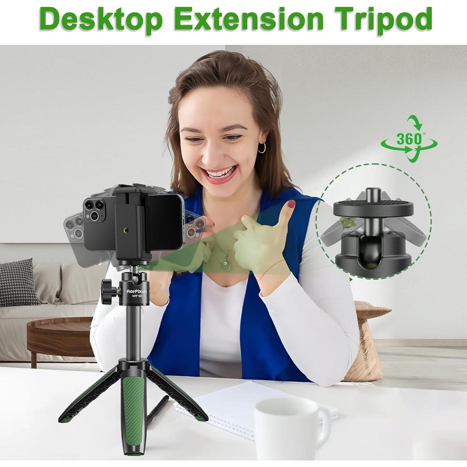 Mini Trípode Portátil AorPixun MT-01 para Cámara 32 cm