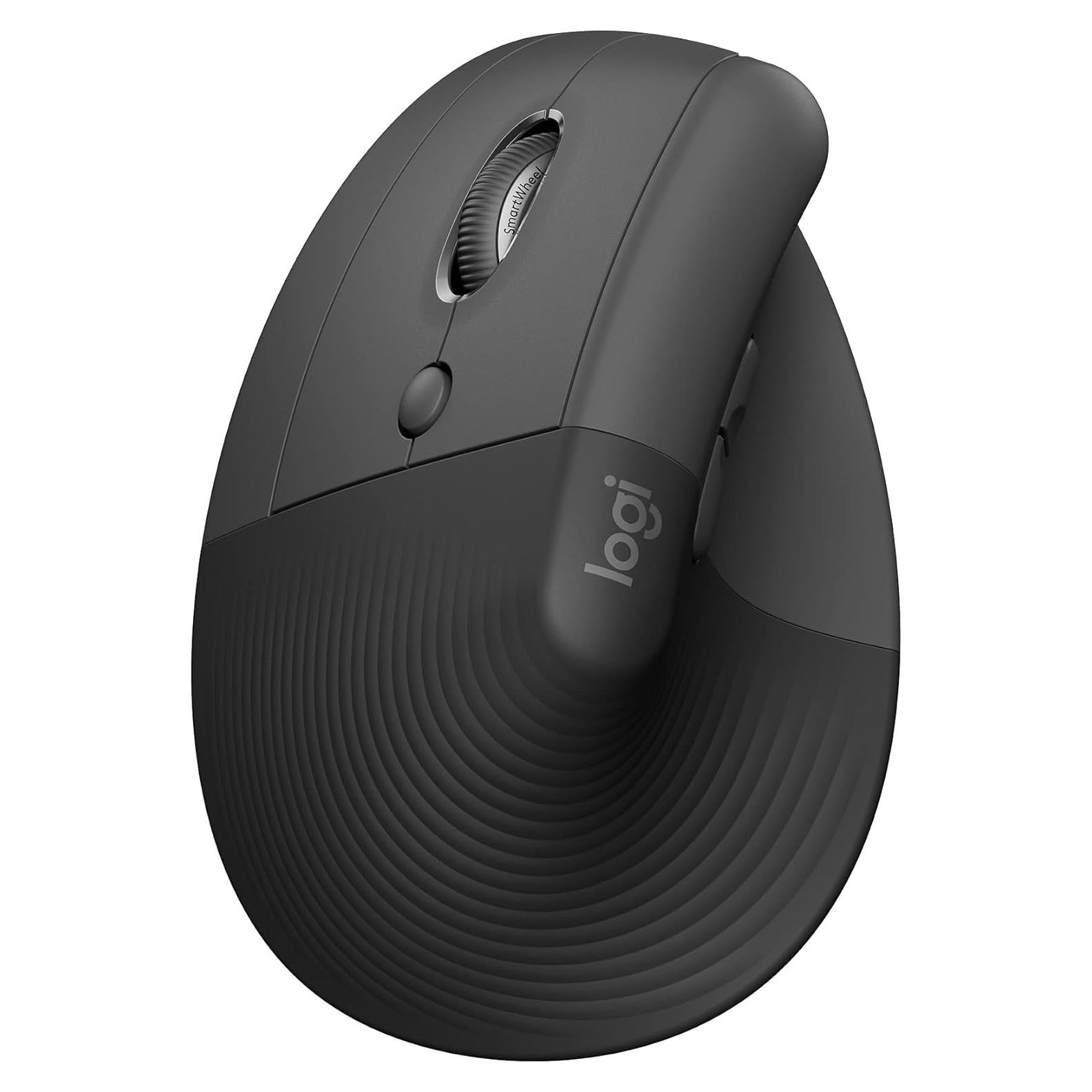 Mouse Ergonómico Vertical Logitech Lift para Mano Izquierda - Inalámbrico Bluetooth