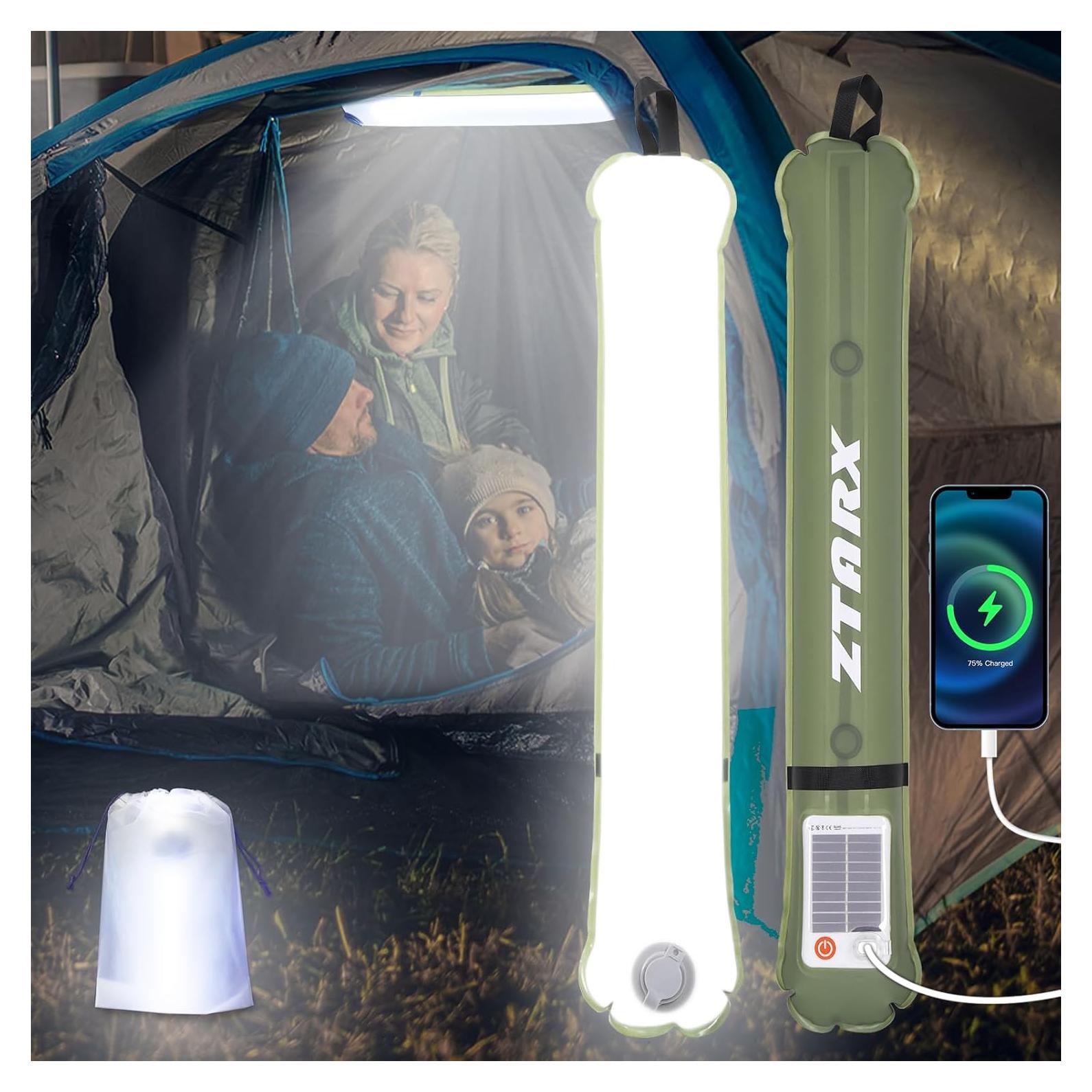 Luz de Camping Inflable Solar Qoolife 60cm IP66