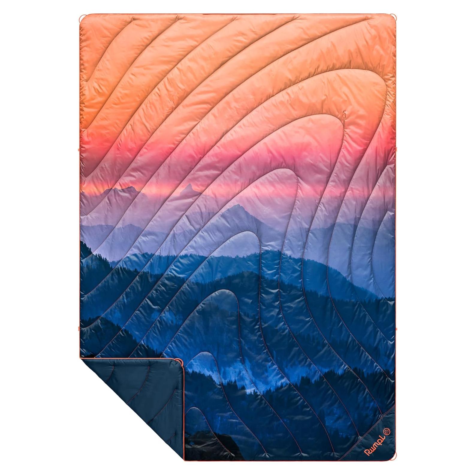 Manta Puffy Original Rumpl Alpenglow 132x190 cm Aislante Reciclado