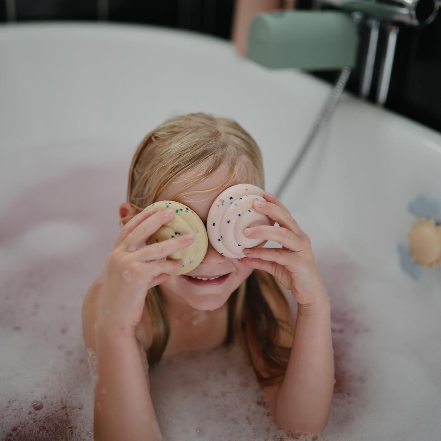 Juguete de Cupcake de Silicona Mushie - Paquete de 4