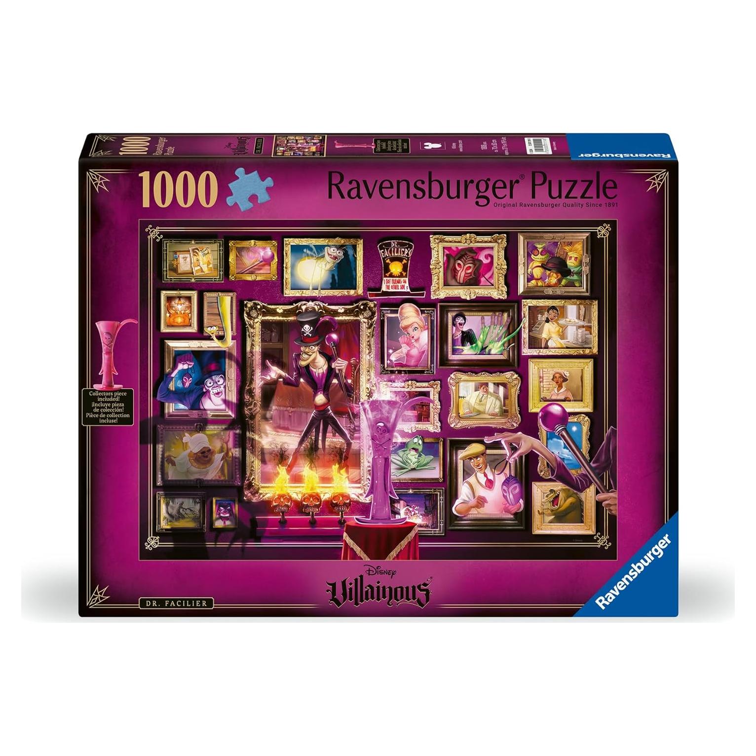 Rompecabezas Ravensburger 1000 Piezas Dr. Facilier Disney