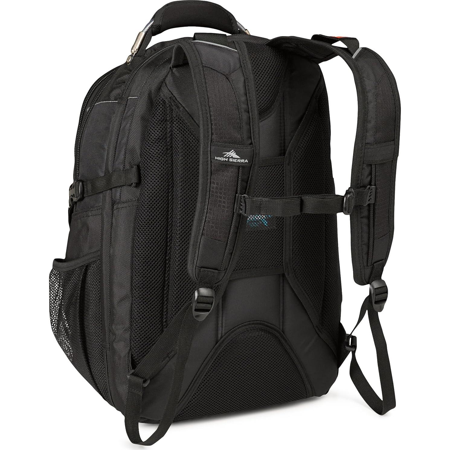 Mochila para computadora High Sierra XBT TSA Negra 40.96L