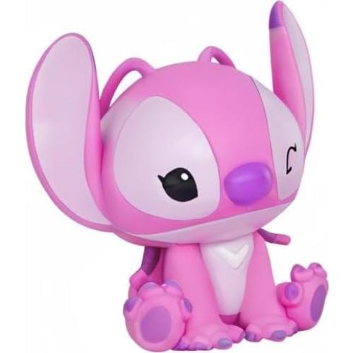 Banco Figural Lilo y Stitch Angel Deluxe PVC 20.32 cm