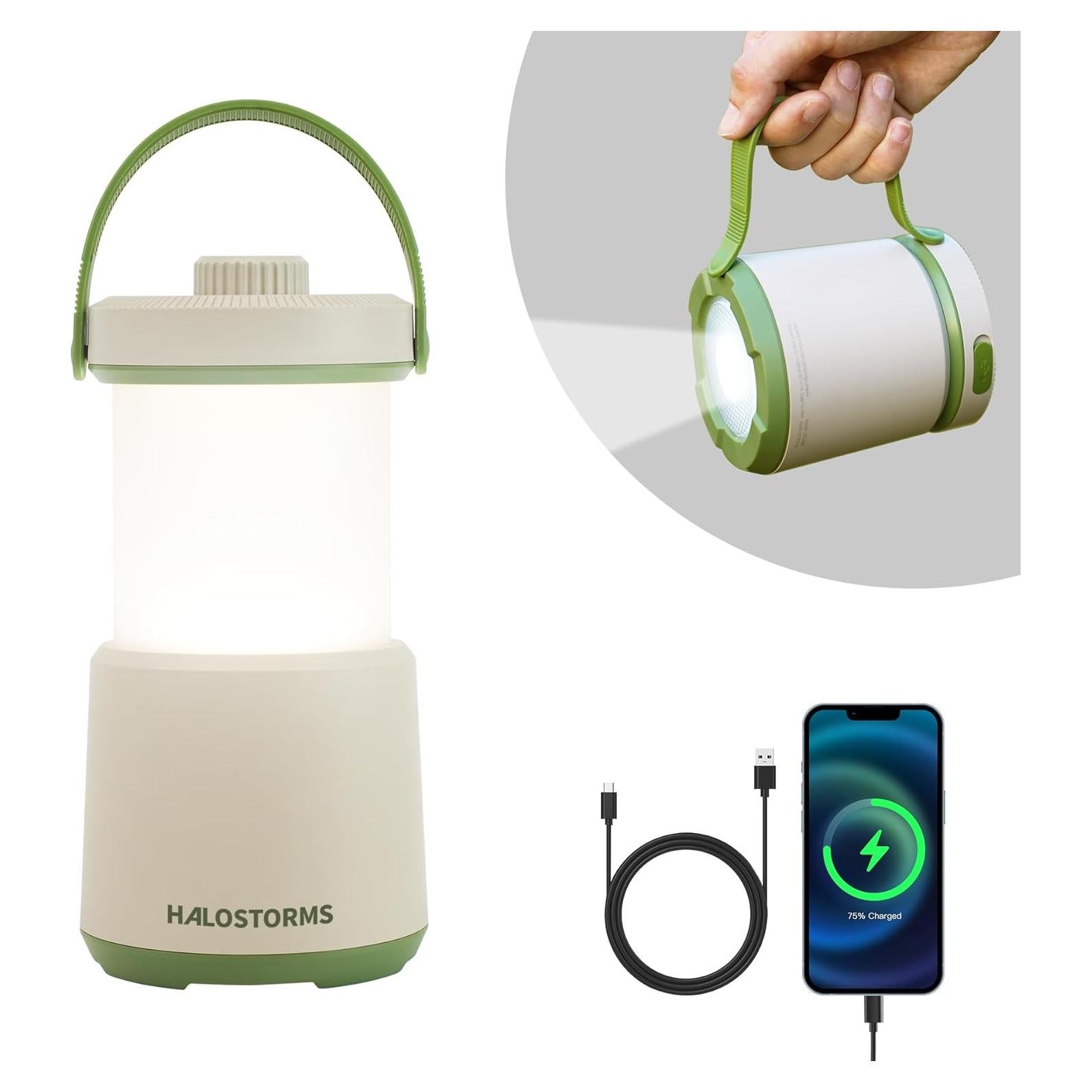 Linterna de Camping LED Halostorms CPL008 800LM IPX4 5 Modos