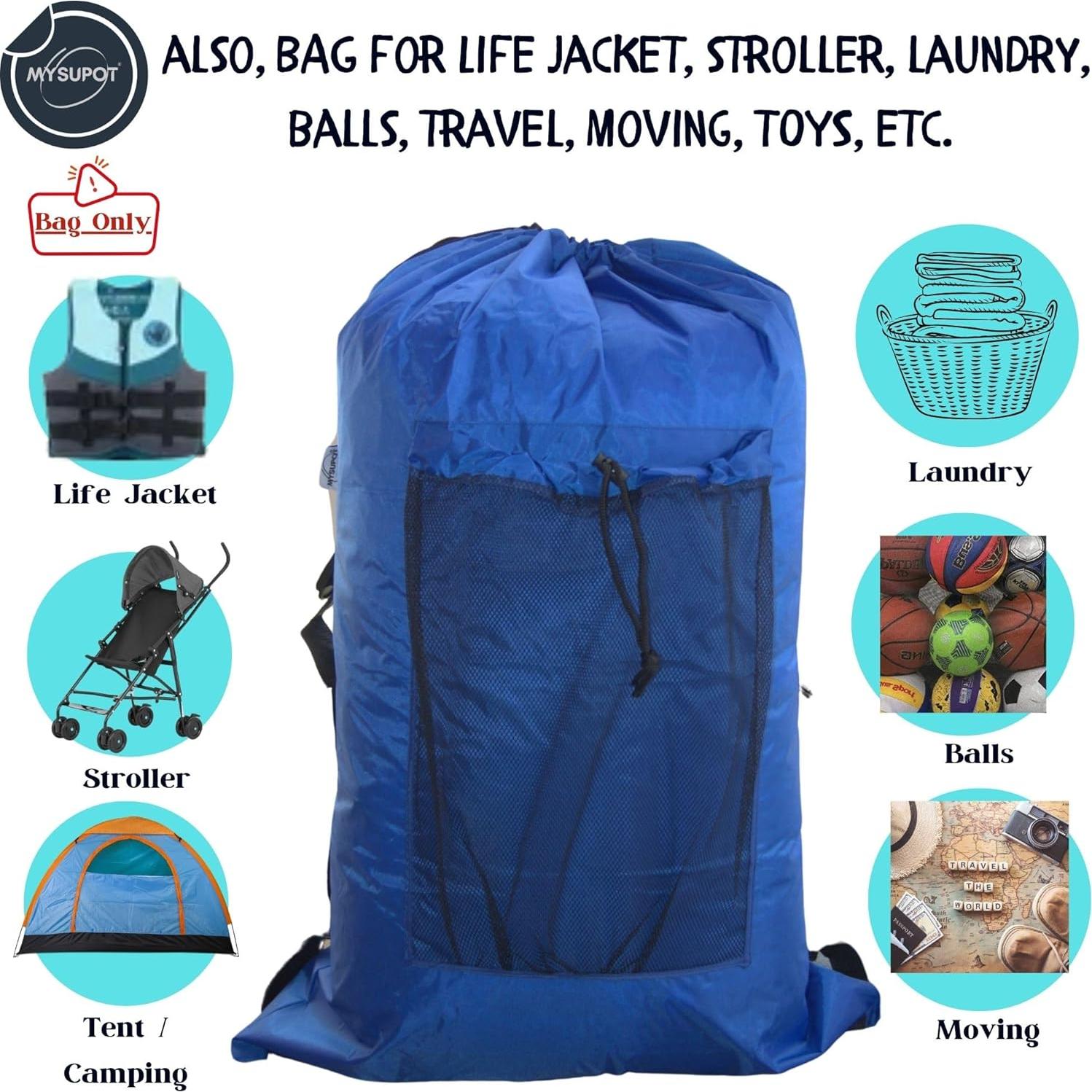 Bolsa de Almacenamiento MYSUPOT Azul Real 50.8x15.2x71.1 cm