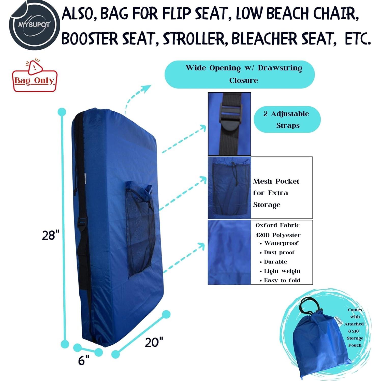 Bolsa de Almacenamiento MYSUPOT Azul Real 50.8x15.2x71.1 cm