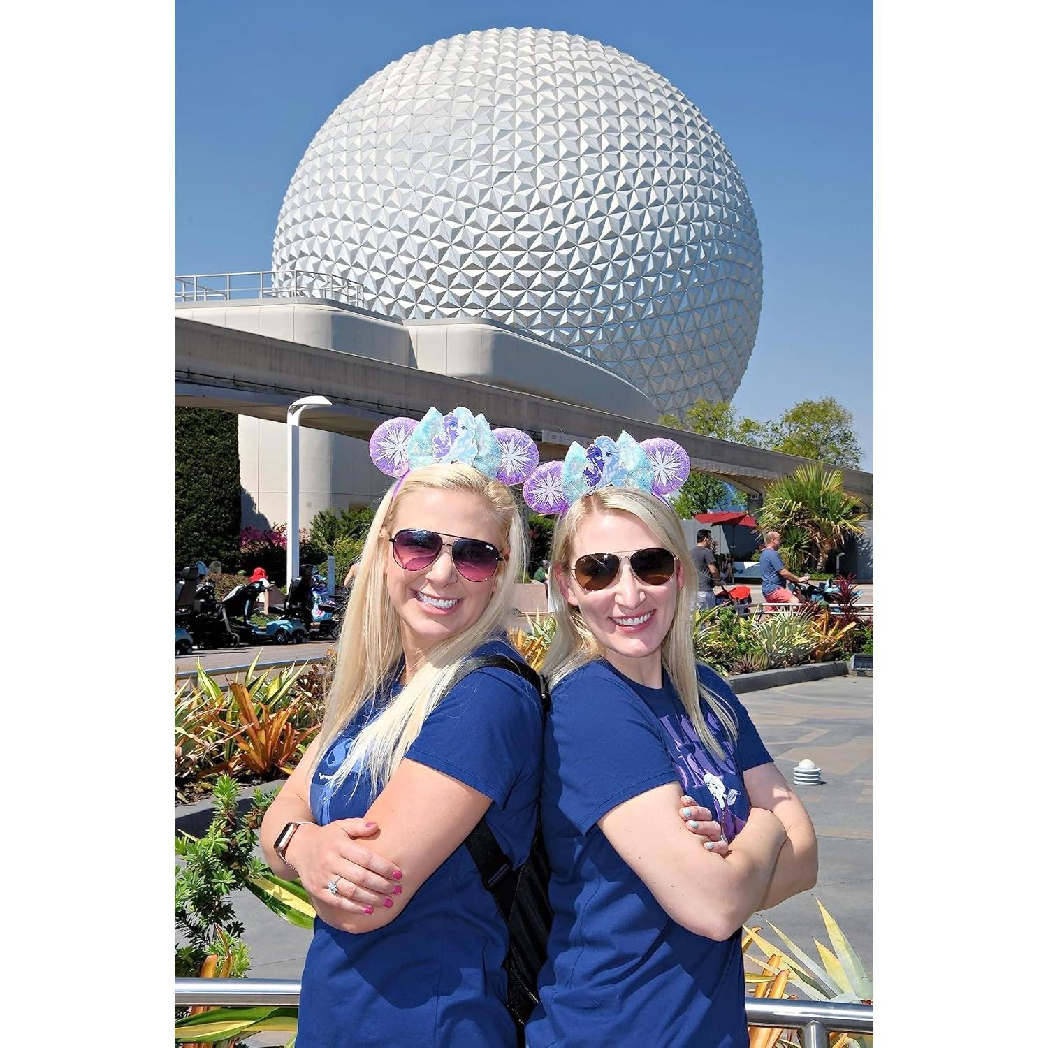 Diadema de Orejas de Ratón RAZKO, Lentejuelas, Talla Única