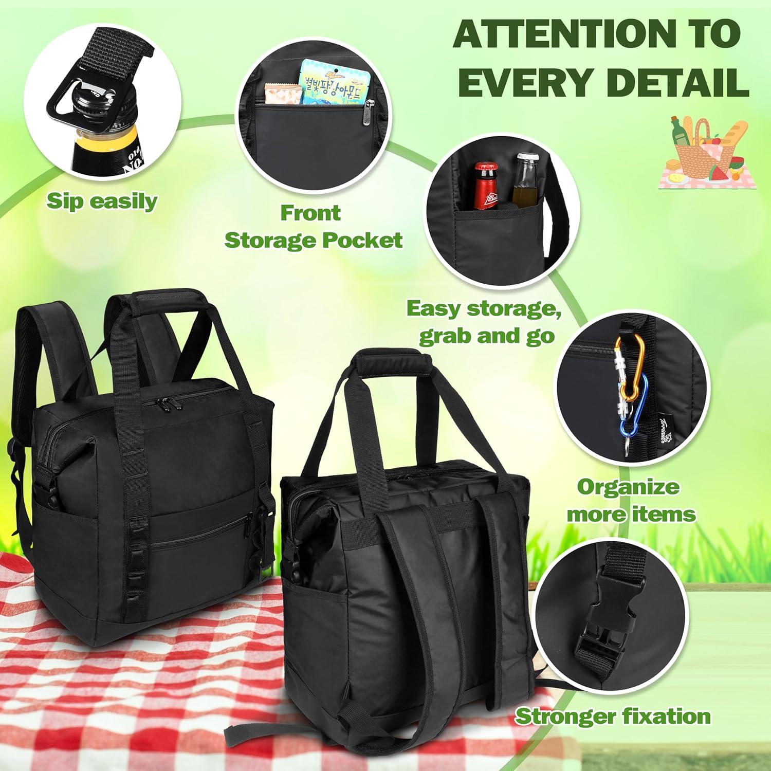 Mochila Enfriadora Tirrinia 36 Latas Impermeable Unisex