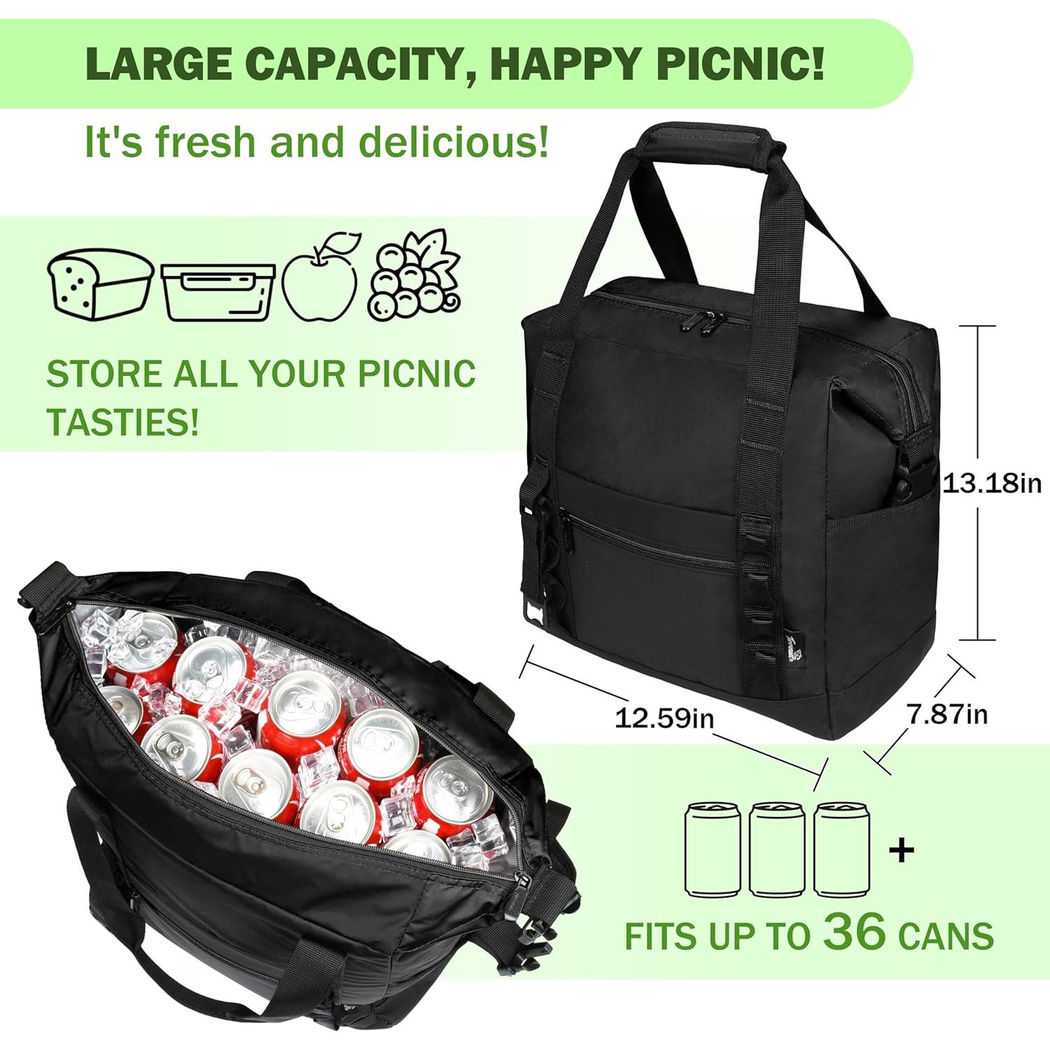 Mochila Enfriadora Tirrinia 36 Latas Impermeable Unisex