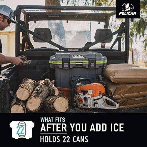 Enfriador Pelican 30QT Azul/Rojo/Blanco - 30 Cuartos