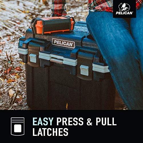 Enfriador Pelican 30QT Azul/Rojo/Blanco - 30 Cuartos