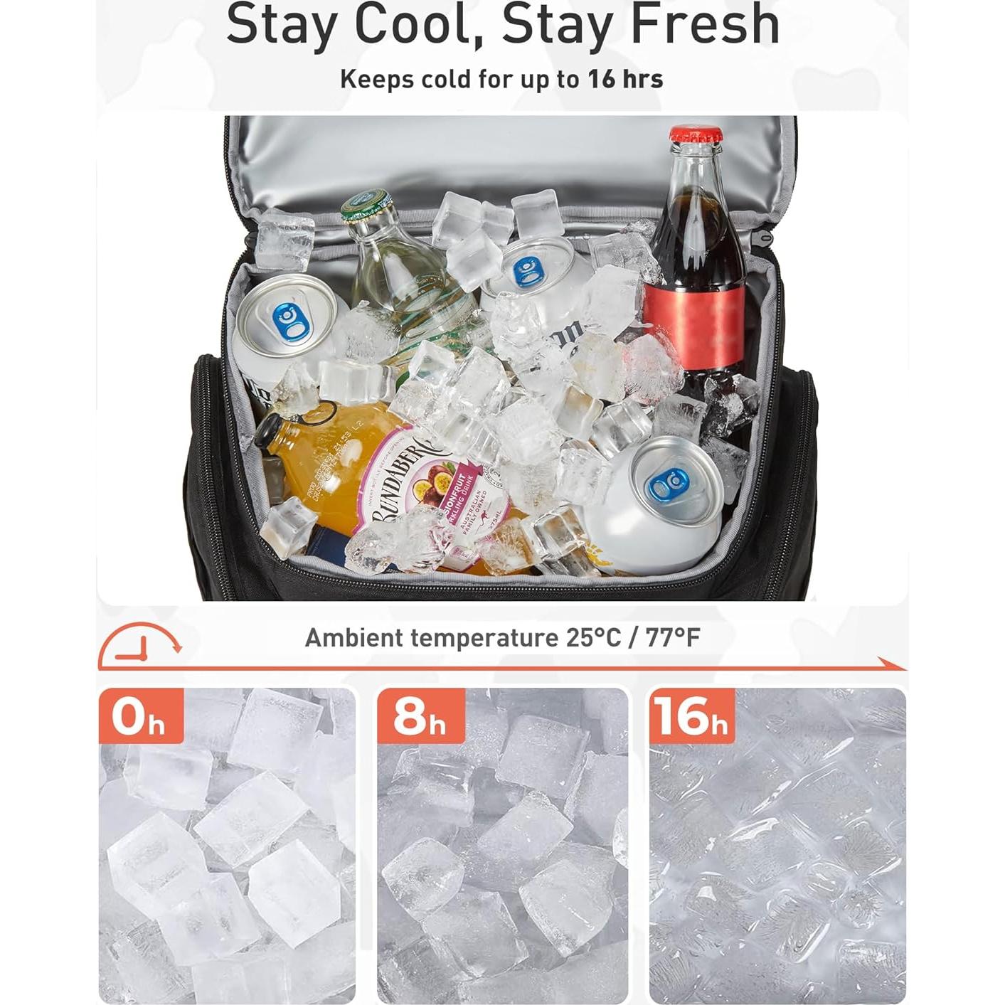 Mochila Táctica Tourit 30L con Enfriador Aislado 100% Impermeable