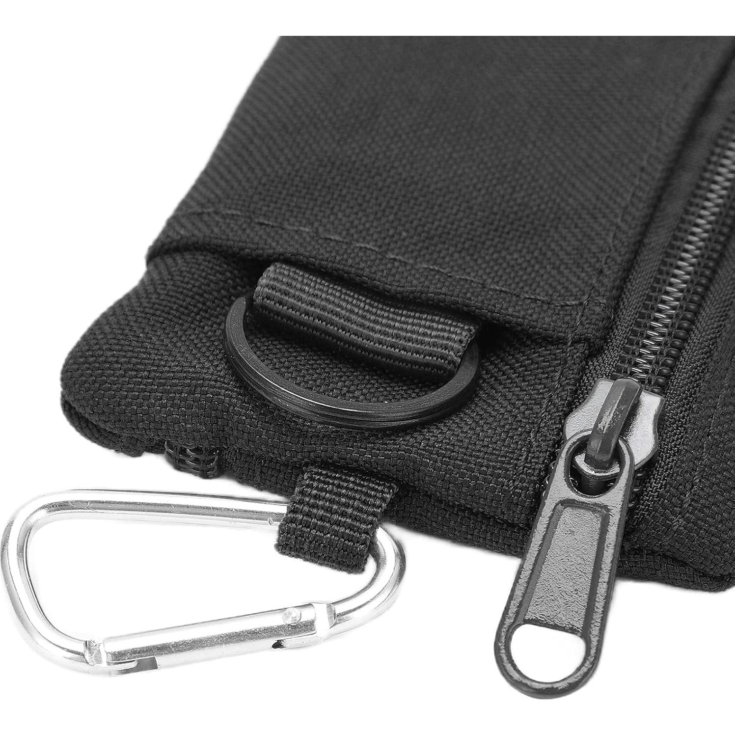 Bolsa EDC Molle HERCHR Negra 10.5x8x1.5cm Organizador