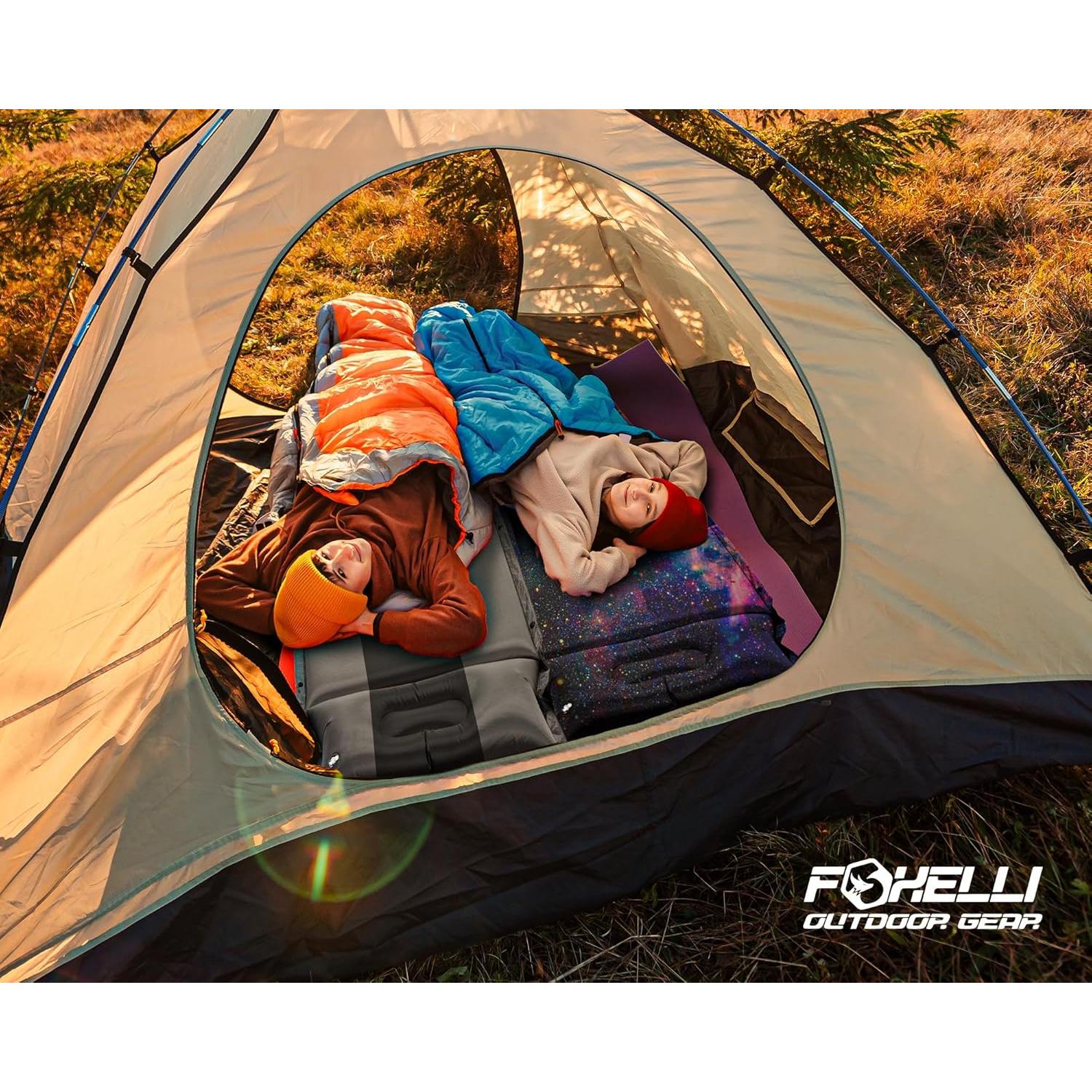 Almohadilla de Dormir Autoinflable Foxelli S_PAD02 183x54cm