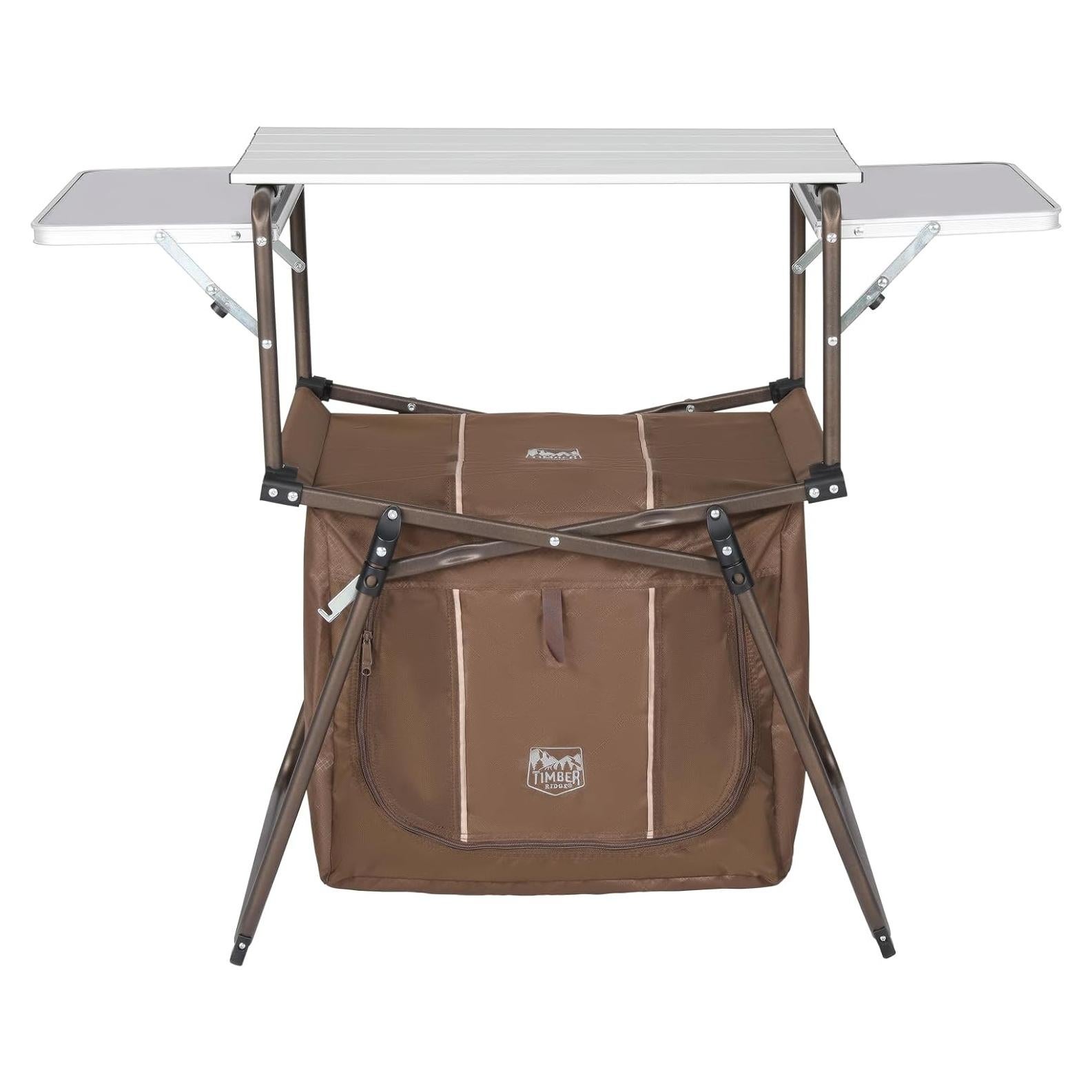 Mesa de Cocina Plegable Timber Ridge Aluminio 106.7x34.5cm