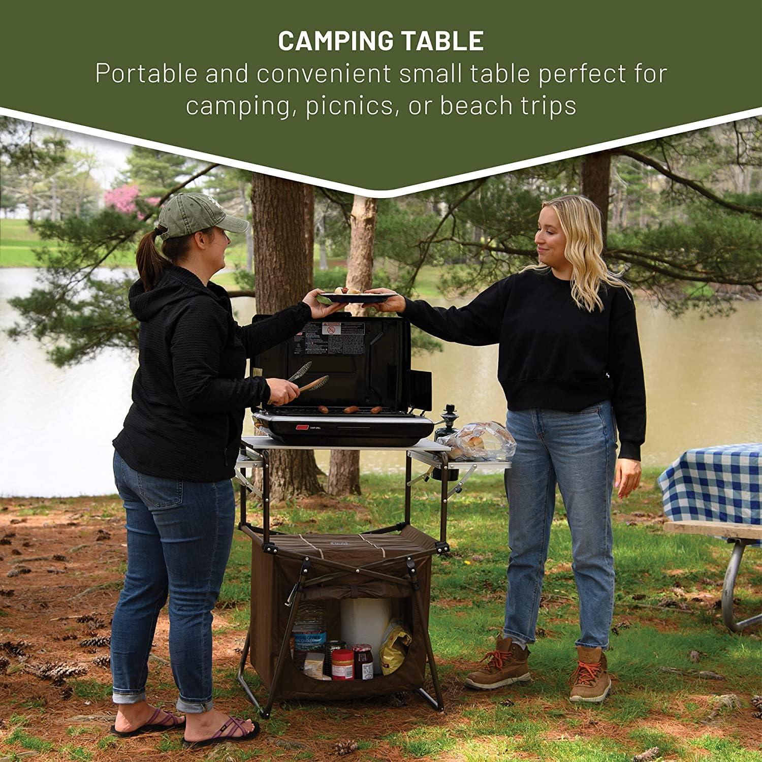 Mesa de Cocina Plegable Timber Ridge Aluminio 106.7x34.5cm