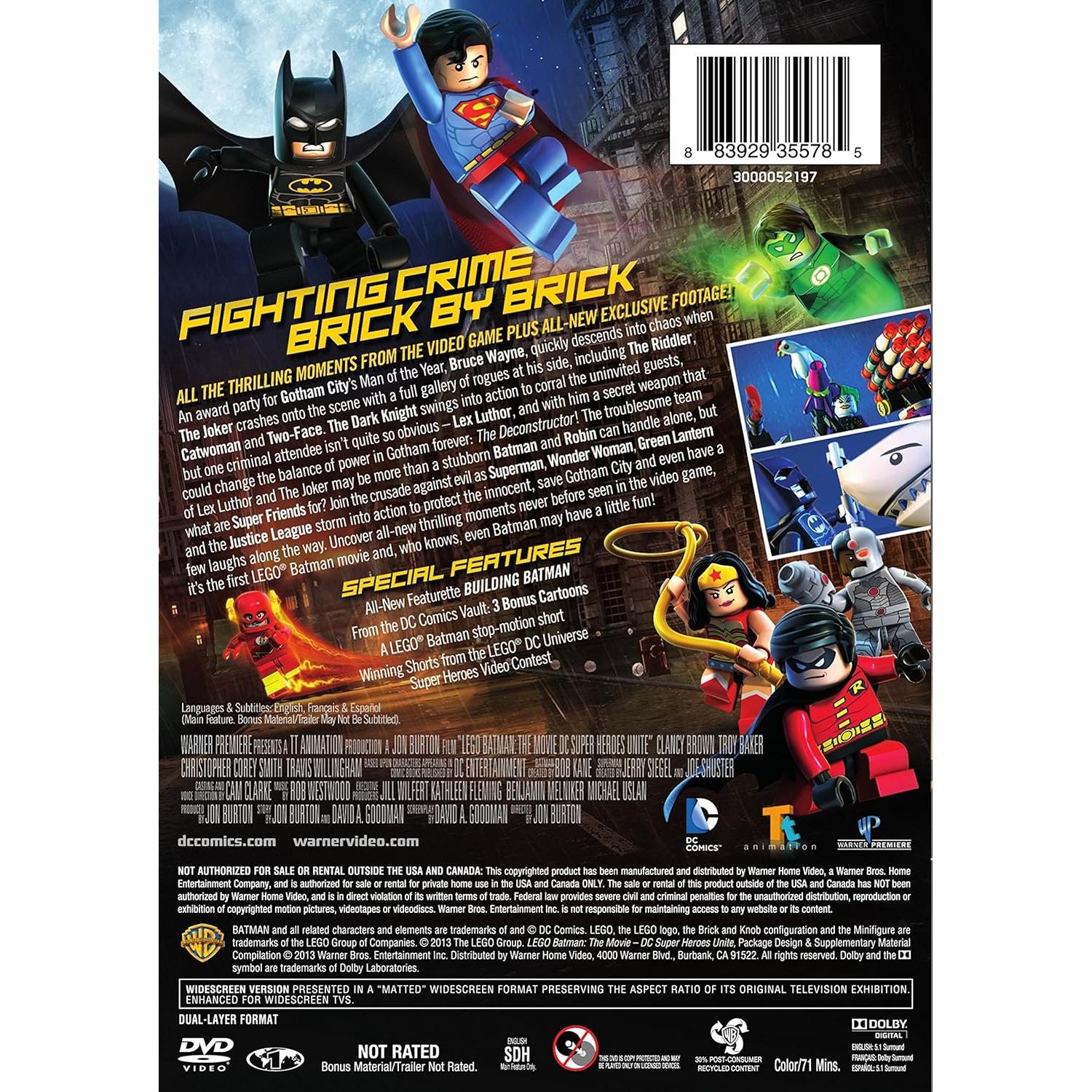 Lego Batman: La Película - DVD Animado 1h 11min
