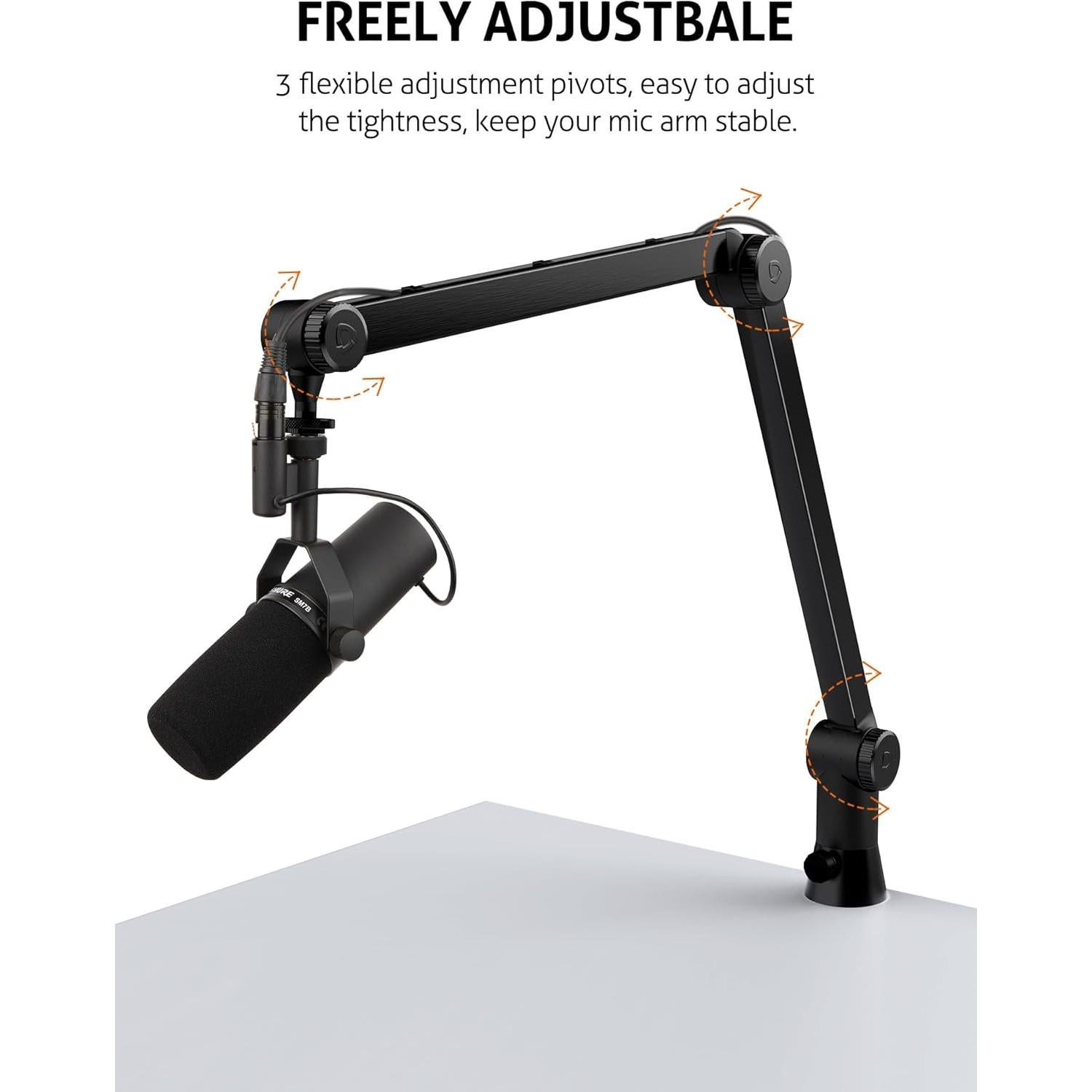 Brazo de Micrófono Blue Yeti Mejorado 1.72 kg Ajustable