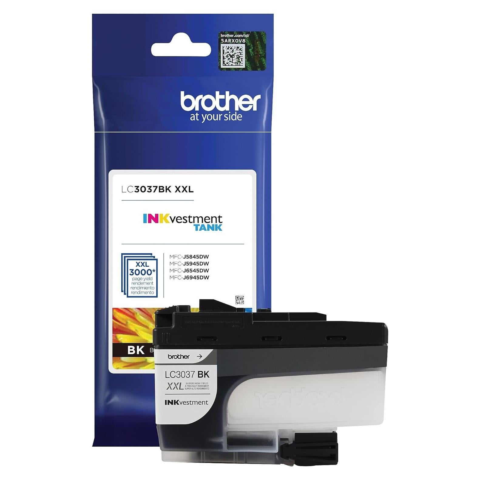 Cartucho de Tinta Negra Brother LC3037BK Super Alta Capacidad