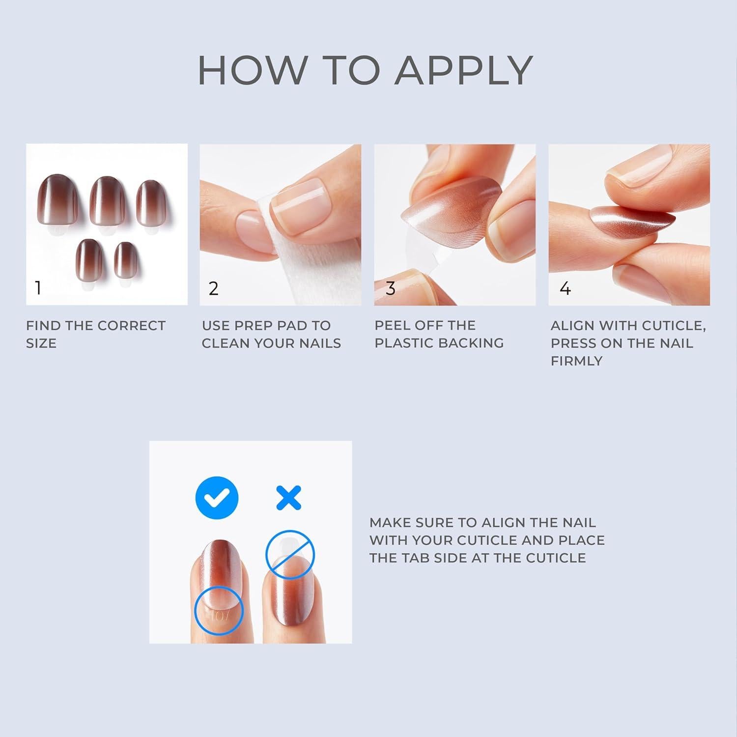 Uñas Postizas KISS colorFX 'Alrededor Tuyo' Rosa Perlescente