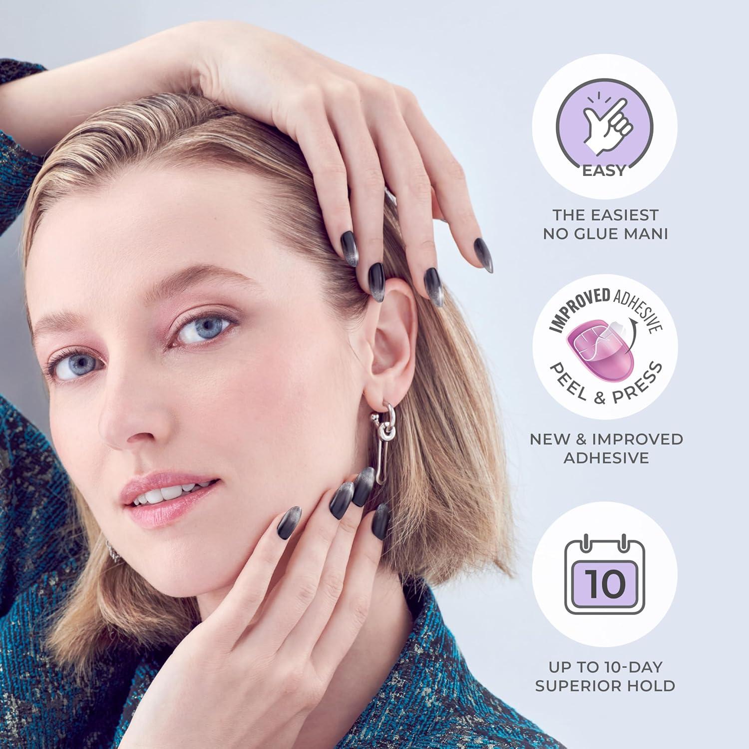 Uñas Postizas KISS colorFX 'Alrededor Tuyo' Rosa Perlescente