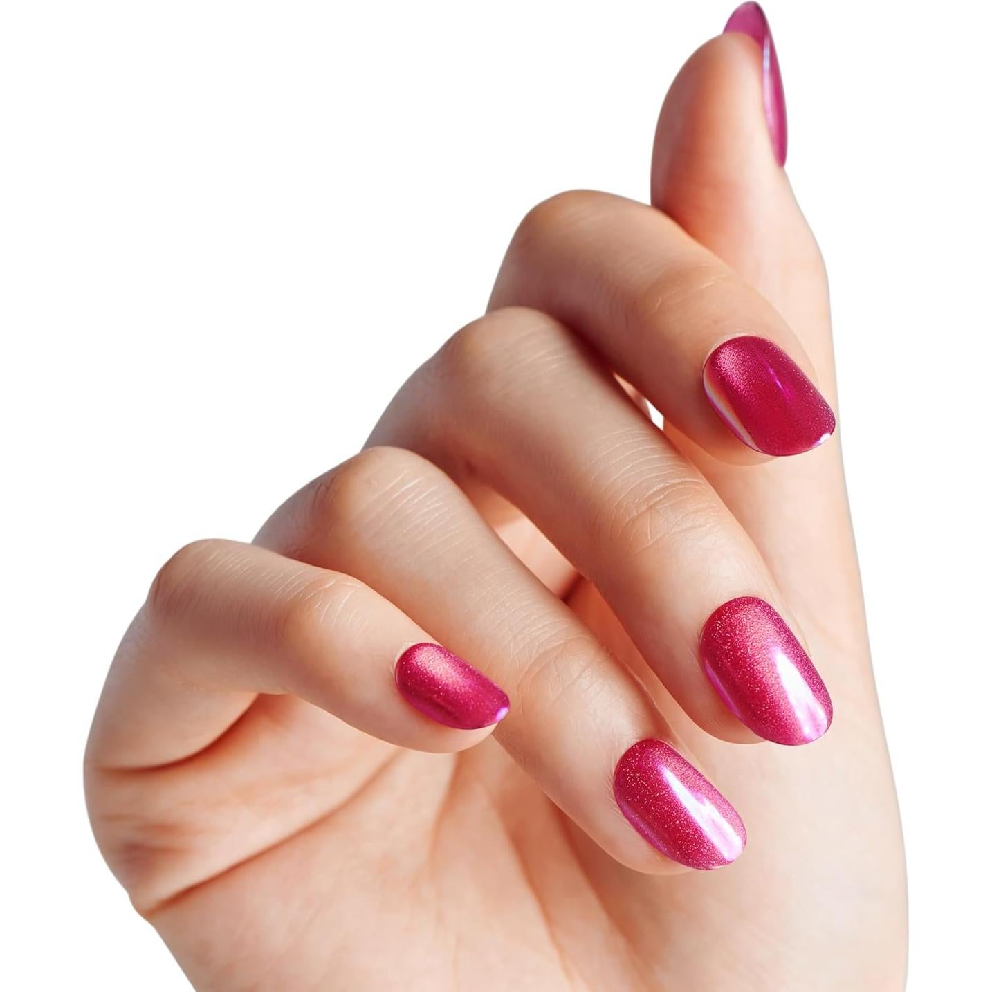 Uñas Postizas KISS colorFX 'Alrededor Tuyo' Rosa Perlescente