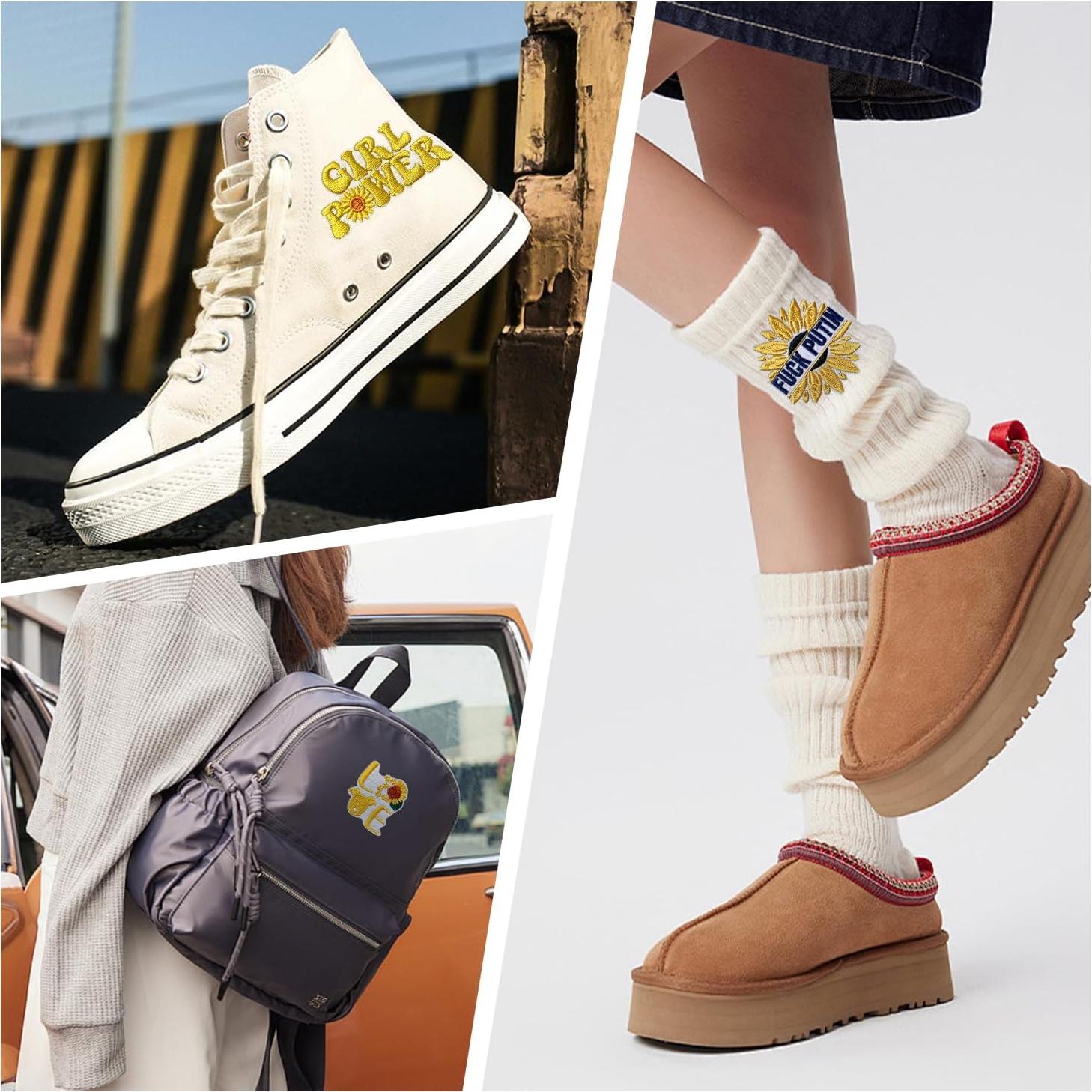 Parche de Girasol Bordado ZESION - 15 Pcs para Planchar