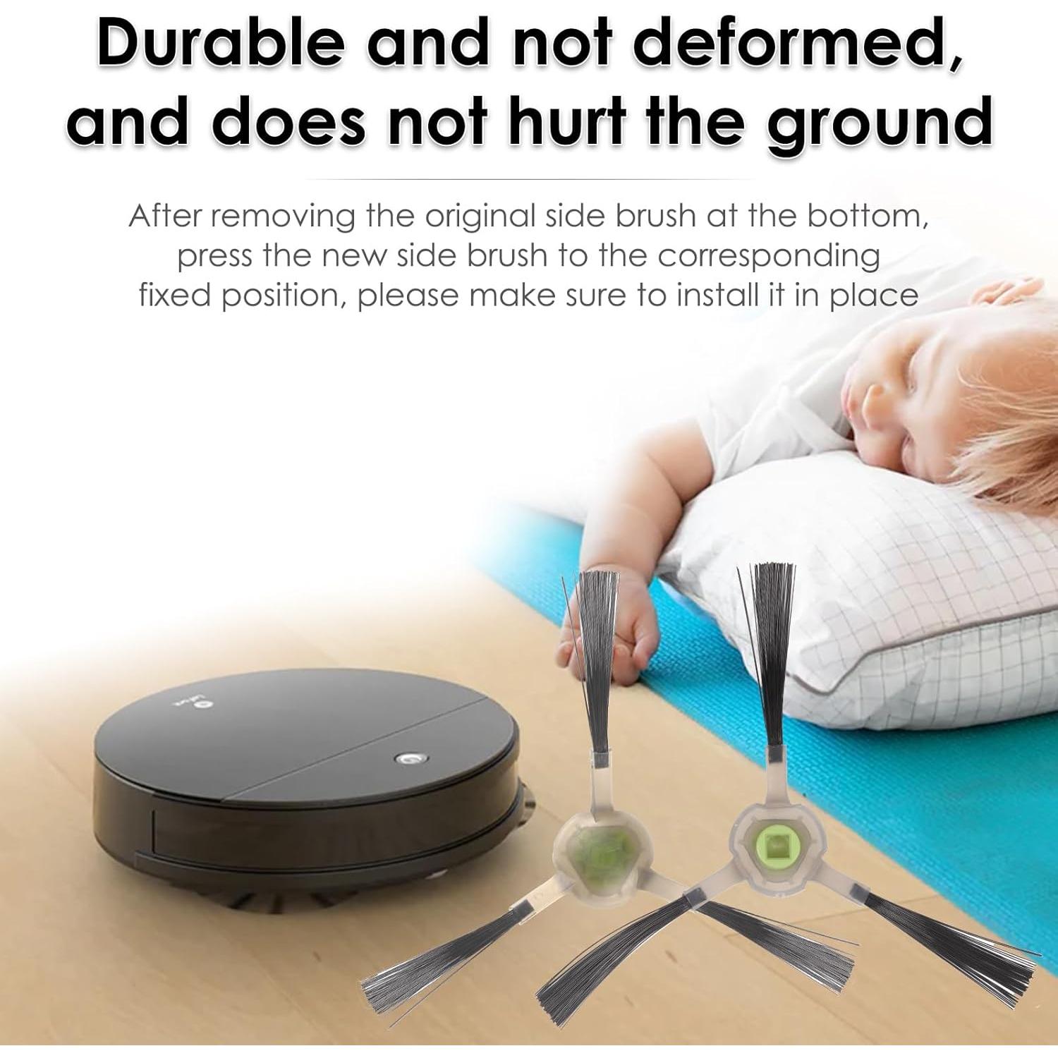 10 Cepillos Laterales BRUVISH para Aspiradoras Lefant y OKP