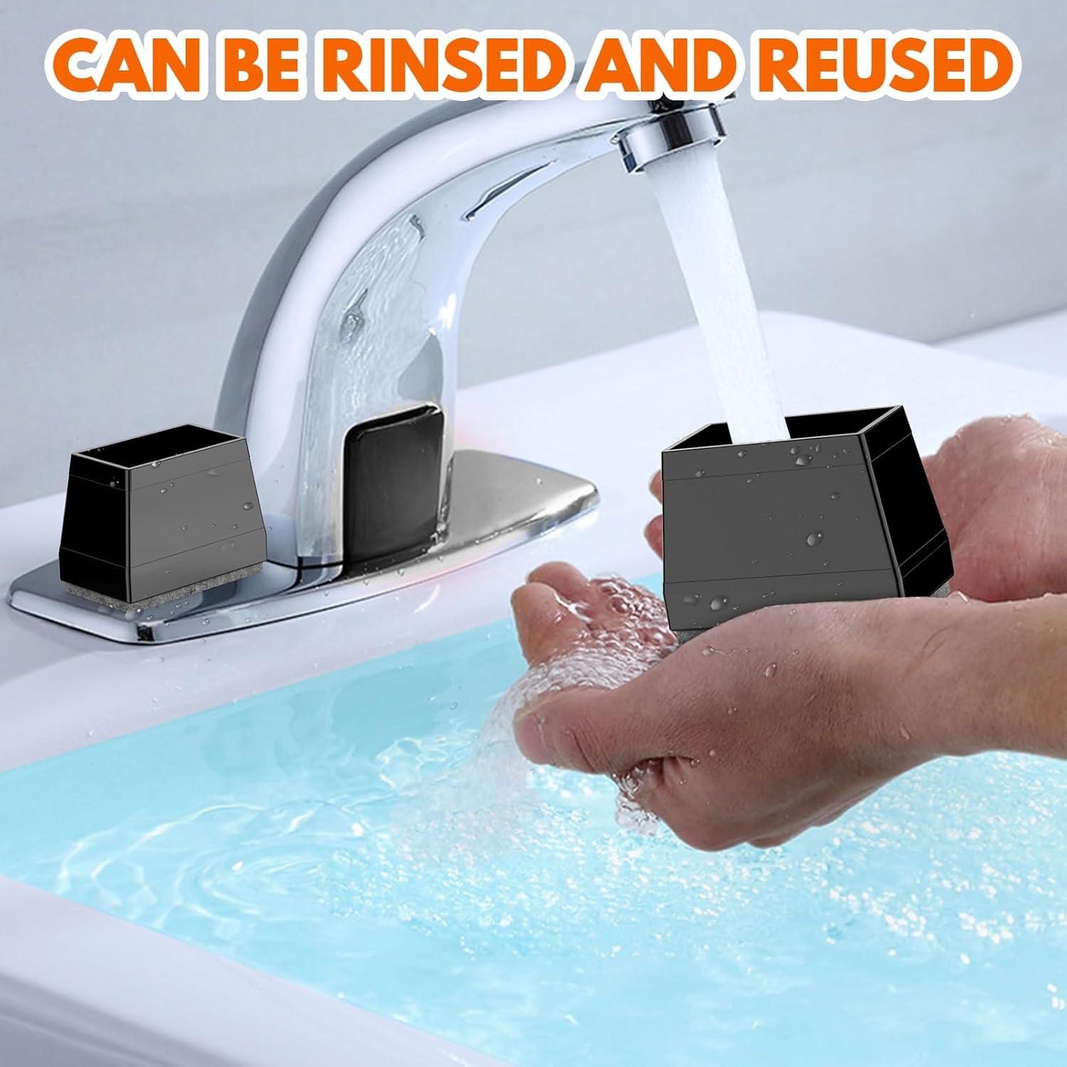 Protectores de patas de silla CHWM 16 PCS Silicona Fieltro 1.27x2.54cm