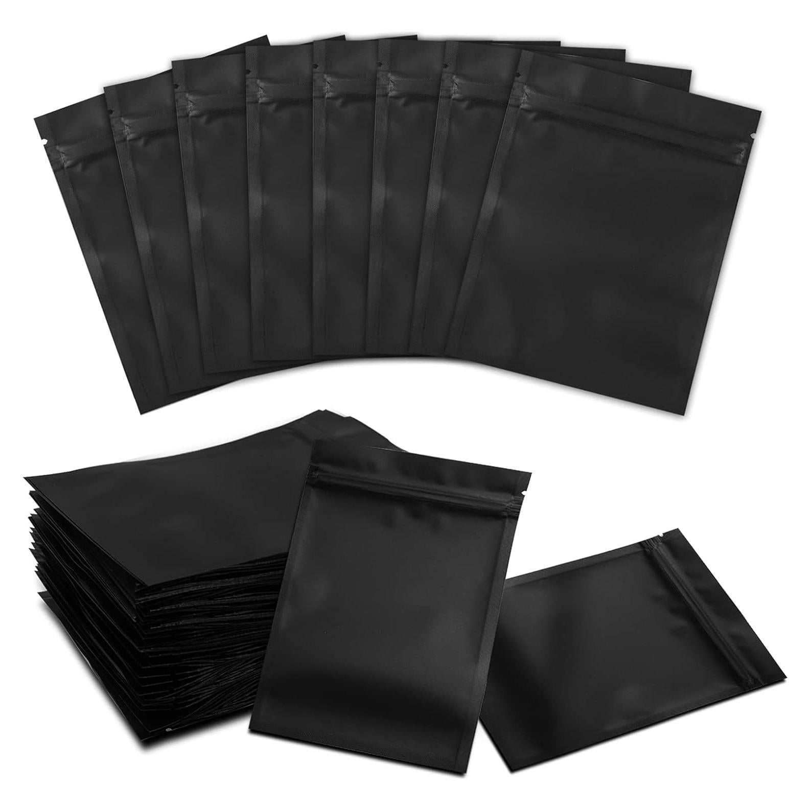 Bolsas Reutilizables Gwybkq 7.5x10 cm 300 Piezas Doble Cara Negra