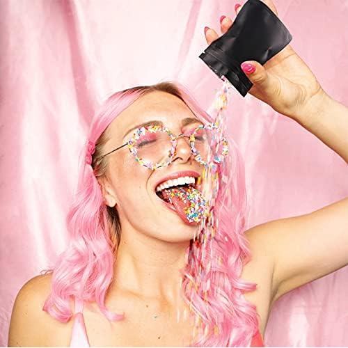 Bolsas Reutilizables Gwybkq 7.5x10 cm 300 Piezas Doble Cara Negra