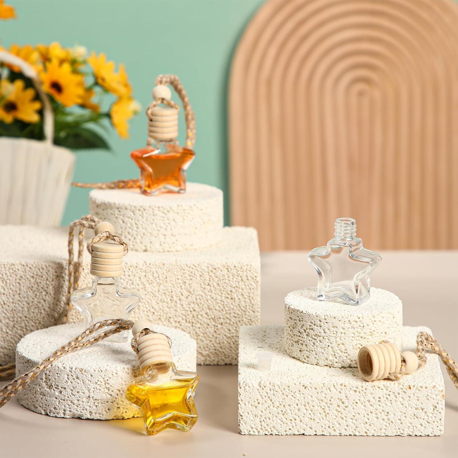 Ambientador de Auto BBTO 50 Pcs Botellas Difusor Estrella