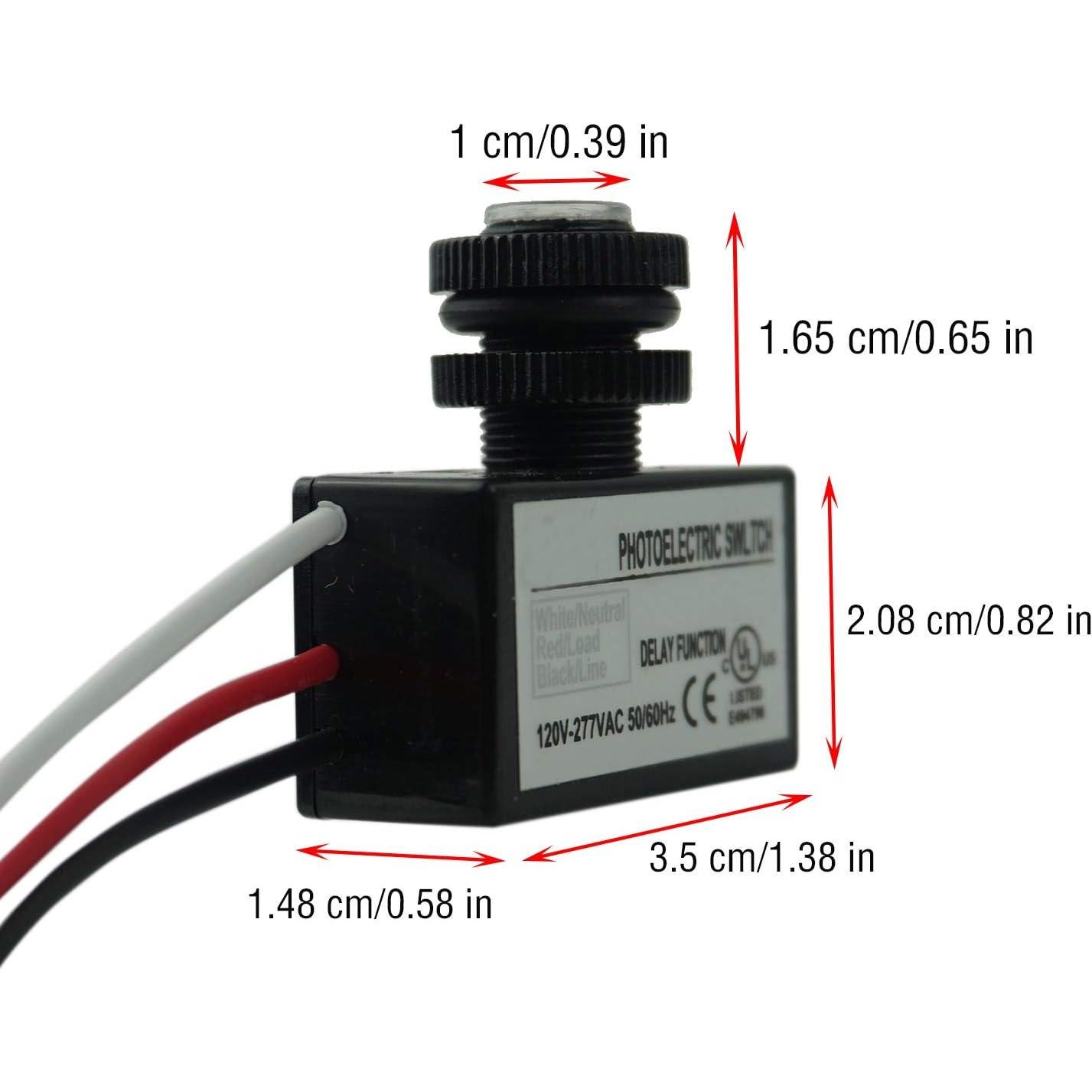 Interruptor Fotoeléctrico Proshopping AC 90-277V para Exterior
